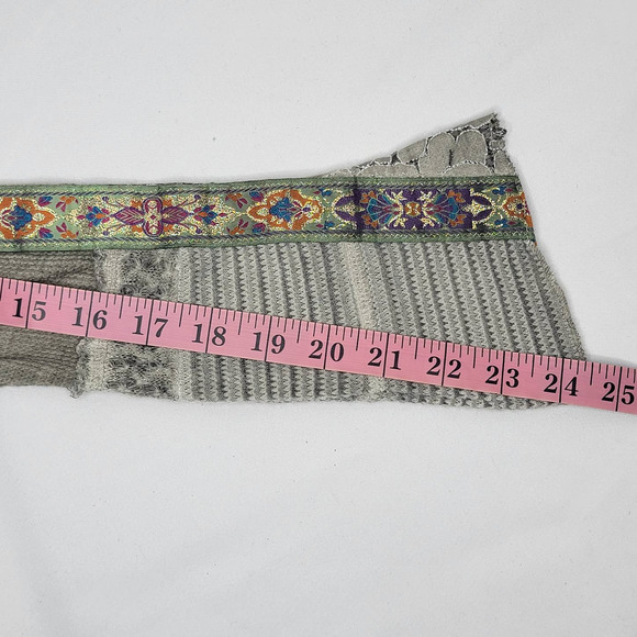 NWOT Soft Surroundings Waffle Knit Floral Aztec Cardigan Oriental Design Size PS - Picture 7 of 8